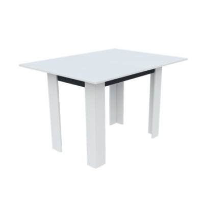 Stół rozkładany do jadalni kuchni salonu 90x60/120x90 biały antracyt