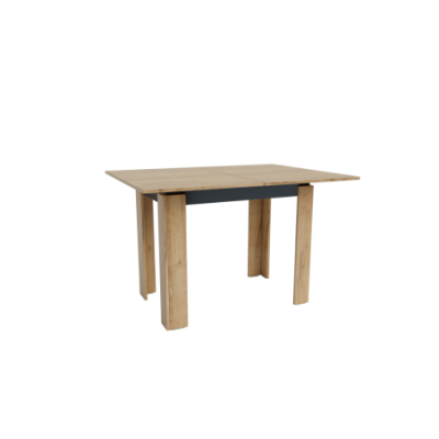 Stół rozkładany do jadalni kuchni salonu 90x60/120x90 dąb złoty antracyt