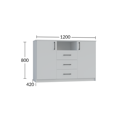 K120 Chest of Drawers – Modern & Functional | GTU Group