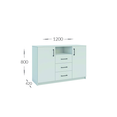 K120 Chest of Drawers – Modern & Functional | GTU Group
