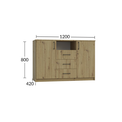 K120 Chest of Drawers – Modern & Functional | GTU Group