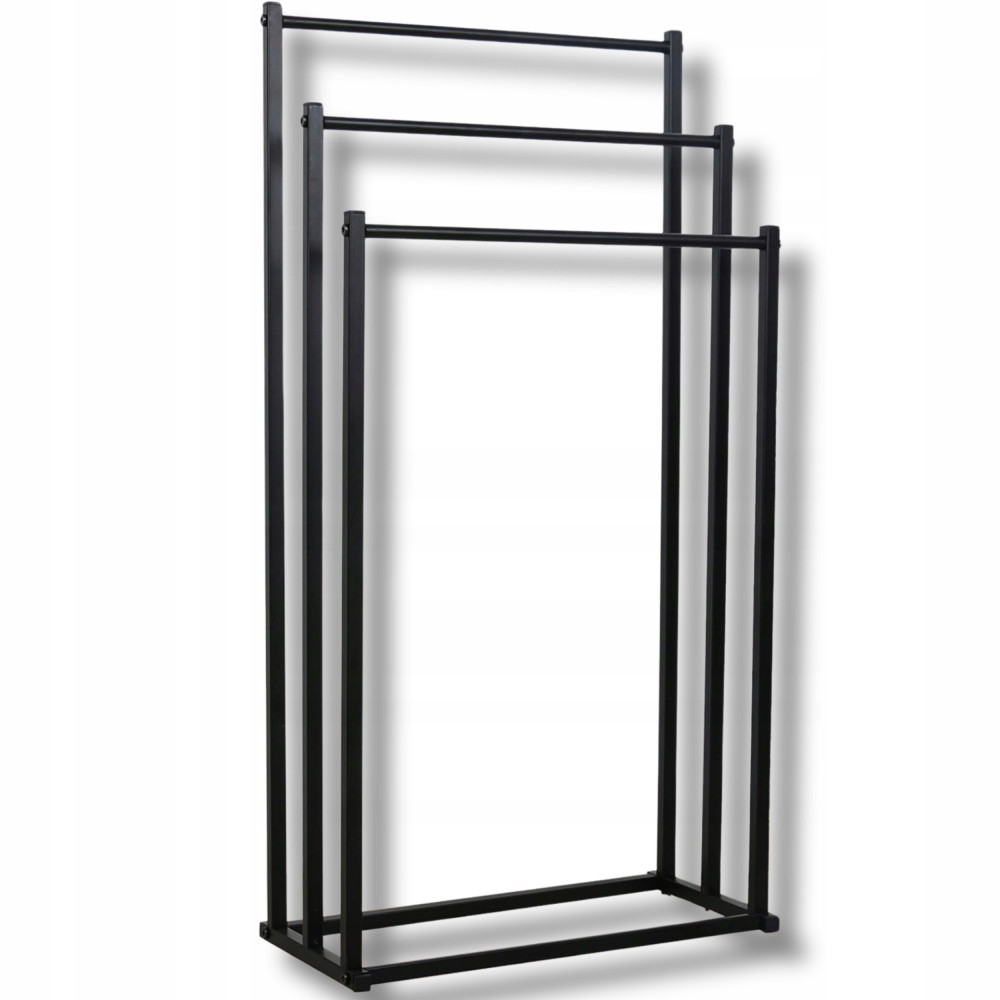 Półka metal Oskar 44 x 21 cm czarny