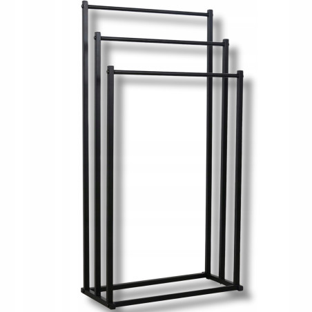 Półka metal Oskar 44 x 21 cm czarny