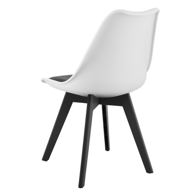 Krzesło Oskar skóra sztuczna biały 1 szt.