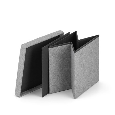 Pufa tapicerowana Oskar szary